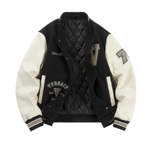 【りい】Time is on LEATHER VARSITY JACKET Vintage Ixi:z Worldwide Varsity Leather Jacket Japanese